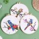 Flower And Bird Hanging Painting Embroidery DIY Material Package