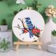 Flower And Bird Hanging Painting Embroidery DIY Material Package