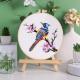 Flower And Bird Hanging Painting Embroidery DIY Material Package