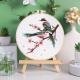 Flower And Bird Hanging Painting Embroidery DIY Material Package