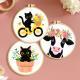 Mushroom Embroidery Handmade Material Package DIY Kit