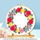 Mushroom Embroidery Handmade Material Package DIY Kit