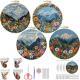 Mountain Style Diy Embroidery Handmade Cloth Art Material Kit Sets Creative Handmade