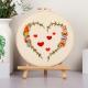 Diy Embroidery Kit Heart-to-heart Love Valentines Day Handmade Embroidery Material Package