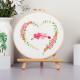 Diy Embroidery Kit Heart-to-heart Love Valentines Day Handmade Embroidery Material Package
