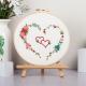 Diy Embroidery Kit Heart-to-heart Love Valentines Day Handmade Embroidery Material Package