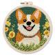 New Handmade Diy Poke Embroidery Material Package Cross