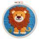 New Handmade Diy Poke Embroidery Material Package Cross