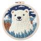 New Handmade Diy Poke Embroidery Material Package Cross