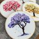 New English Beginner Embroidery Kit Tree Hanging Painting