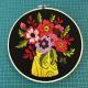 Handmade Diy Hanging Painting Three-dimensional Flower Sewing Kit