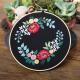 Handmade Diy Hanging Painting Three-dimensional Flower Sewing Kit