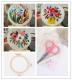Handmade Diy Hanging Painting Three-dimensional Flower Sewing Kit