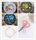 Handmade Diy Hanging Painting Three-dimensional Flower Sewing Kit