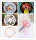 Handmade Diy Hanging Painting Three-dimensional Flower Sewing Kit