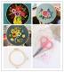 Handmade Diy Hanging Painting Three-dimensional Flower Sewing Kit