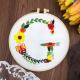 3d Embroidery Handmade Creative Embroidery Diy Fabric Kit Material Package