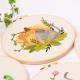 Cat Embroidery Pattern Diy Material Package Kit