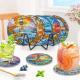 Diamond Art Drawing Coaster With Bracket, DIY Landscape Pattern Diamond Art Coaster, Suitable For Adults And Beginners Diamond Drawing Kit, Diamond Kit Craft Supplies, Exquisite Gifts For Friends
