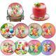 Diamond Art Drawing Coaster With Bracket, DIY Fruit Pattern Diamond Art Coaster, Suitable For Adults And Beginners Diamond Drawing Kit, Diamond Kit Craft Supplies, Exquisite Gifts For Friends
