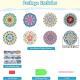 Diamond Art Drawing Coaster With Bracket, DIY Mandala Pattern Diamond Art Coaster, Suitable For Adults And Beginners Diamond Drawing Kit, Diamond Kit Craft Supplies, Exquisite Gifts For Friends