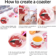Diamond Art Drawing Coaster With Bracket, DIY Wine Glass Pattern Diamond Art Coaster, Suitable For Adults And Beginners Diamond Drawing Kit, Diamond Kit Craft Supplies, Exquisite Gifts For Friends