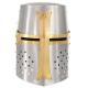   Medieval Crusader Helmet Antique Replica LARP Silver  