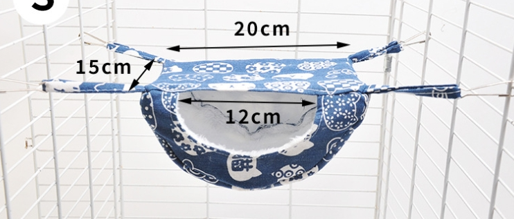 Double-layer canvas hanging nest-lucky cat-1 piece - Option1