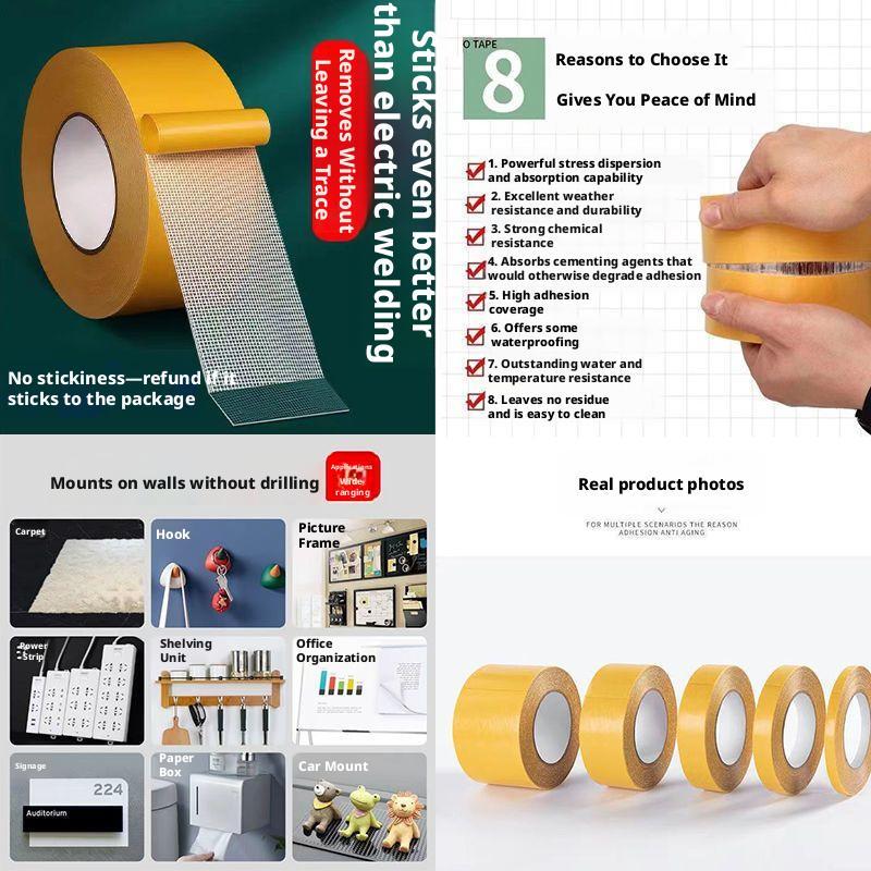 Double-sided duct tape-[width 1cm* length 9m] - Option1