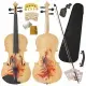 Professional 4/4 Full-Size Violin - Premium Sound, Durable & Lightweight Design With Complete Accessories, Exquisite Handcrafted Finish, Ideal Unique Gift For Musicians