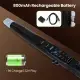 Portable Wireless MIDI Electronic Saxophone - 100 Tones, 3W Hi-Fi Speaker, 12hrs Playtime, 0.7lbs (Black ABS)