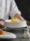 Irregular White Ceramic Dinner Plate