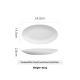 Creative Ceramic Oval Fish Dish Household