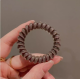 Jelly telephone line hair circle-coffee color-1 piece - Option1