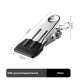 Dip plastic windproof clip-deduction with gourd-black-201 stainless steel-10 pieces-1 pack - Option1
