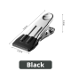 Dip plastic windproof clip-deduction with gourd-black-201 stainless steel-10 pieces-1 pack - Option1