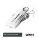 Dip plastic windproof clip-deduction with gourd-black-201 stainless steel-10 pieces-1 pack - Option1
