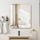 Gold 30  X36  Rectangular Bathroom Wall Mirror