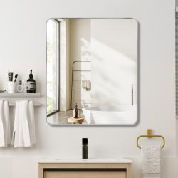 Silver 30  X36  Rectangular Bathroom Wall Mirror