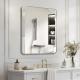 Silver 30  X36  Rectangular Bathroom Wall Mirror