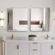 Silver 30  X36  Rectangular Bathroom Wall Mirror