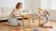 Sensory Table For Toddlers 1-3 With 2 Chairs, Wooden Kid Activity Table Chair Set With Double-Sided Boards For Sand And Water Play