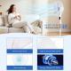 Remote Control Quiet Standing Fan, Oscillating Pedestal Fan With Adjustable Height, Timer And Multiple Modes For Bedroom Office