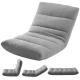 Adjustable Floor Chair With Memory Foam, Folding Gaming Chair And Sleeper Bed