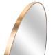 Gold 20 Inch Metal Round Bathroom Mirror