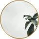 Gold 20 Inch Metal Round Bathroom Mirror