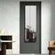 Black 47 X 14IN Door Mirror