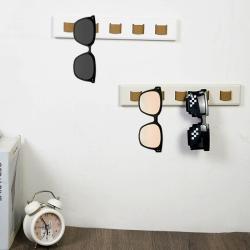 Household Wooden Wall-mounted Eyewear Holder