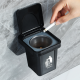 Trash Can Ashtray With Cover Green Pp  Steel 1 Piece