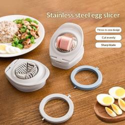 Stainless Steel 3-in-1 Wire Egg Cutter